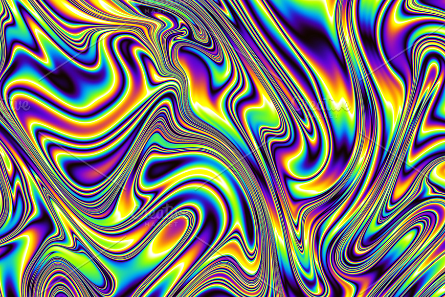 70 psychedelic patterns PreDesigned Graphics Creative Market