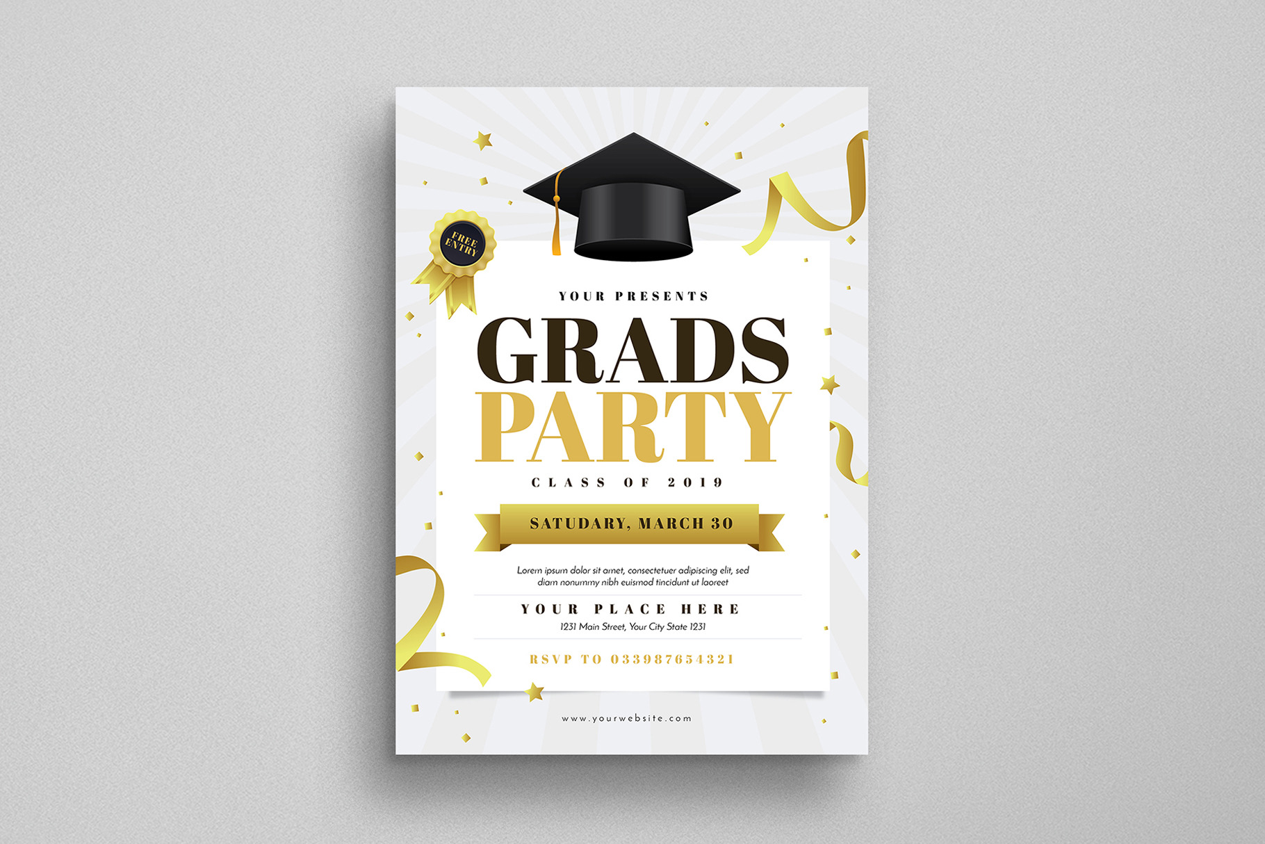 Graduation Party Flyer 