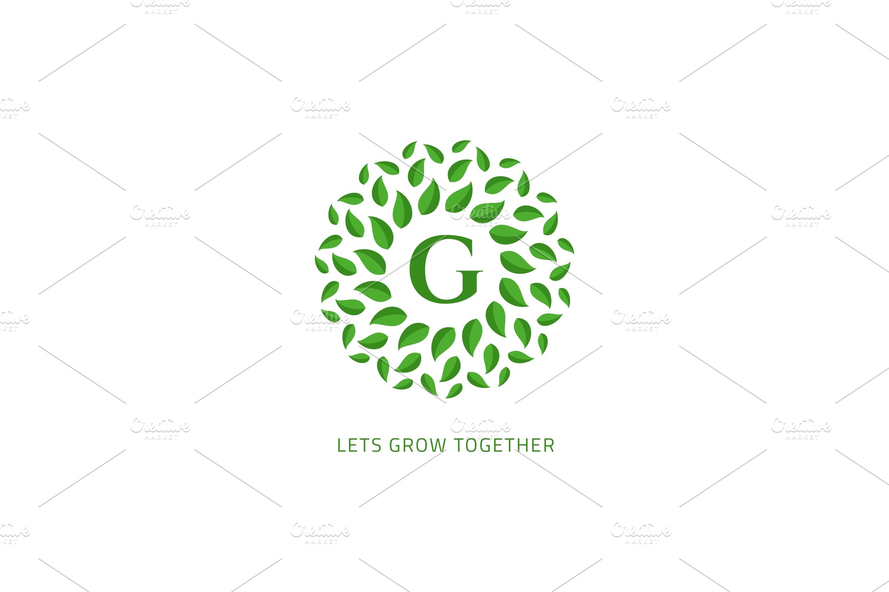 G logo design | Creative Illustrator Templates ~ Creative Market