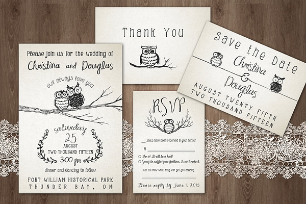 Download 'Owl Always Love You' Wedding Pack | Creative Illustrator ...