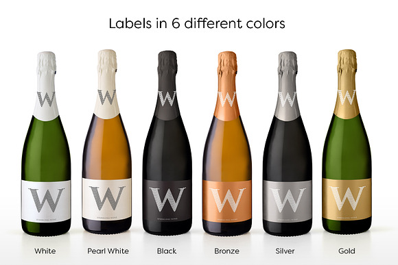 Download Champagne Bottle Mockup Creative Product Mockups Creative Market