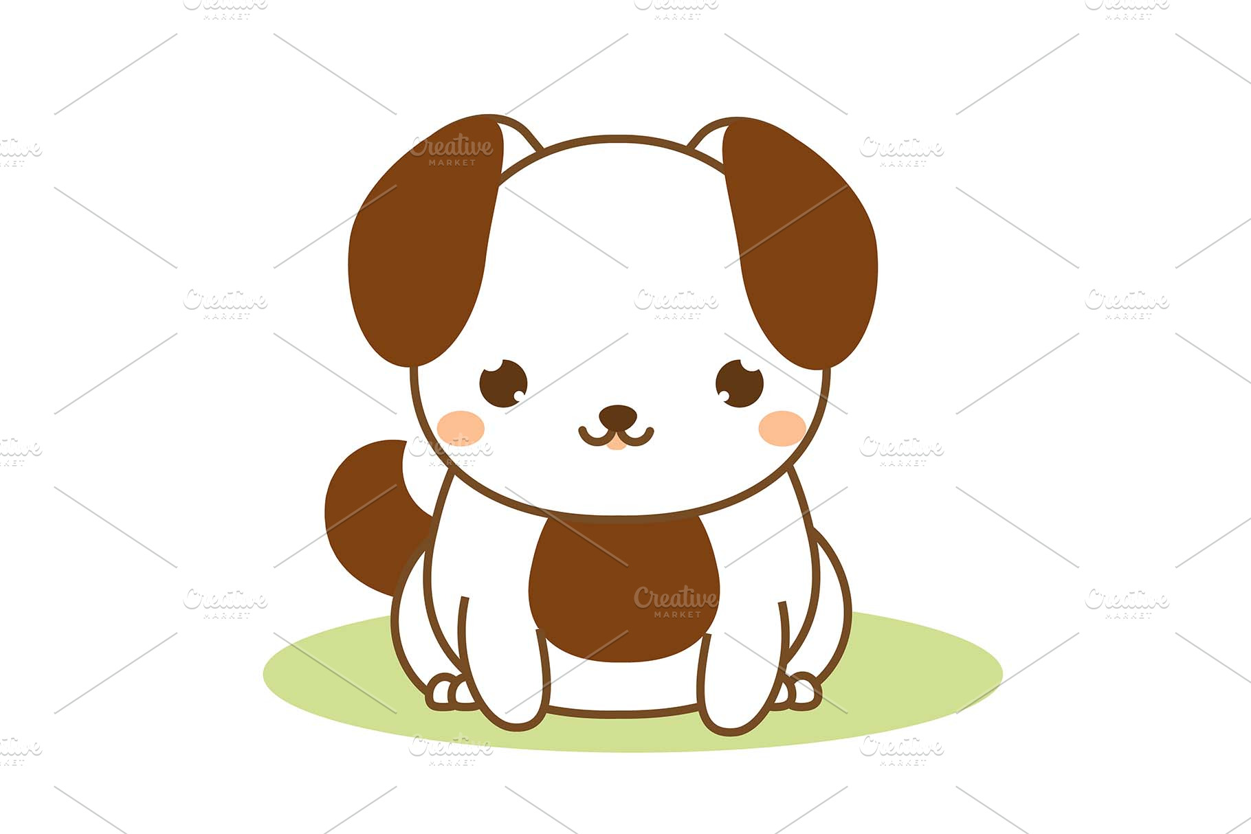 Cute Puppy Dog Icon Icons Creative Market