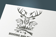 Fishing and hunting  Sports Illustrations ~ Creative Market