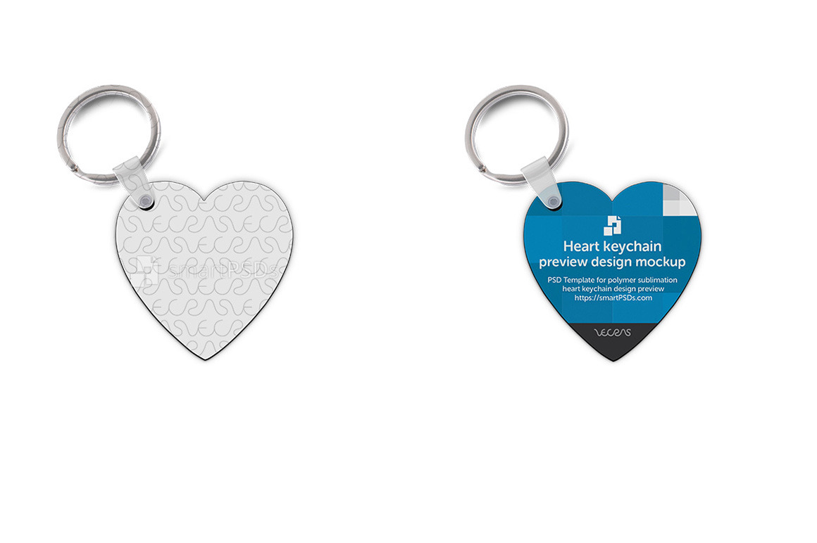 Download Heart Shape Keyring Design Mockup Creative Photoshop Templates Creative Market