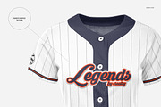 Women's Baseball Jersey Mockup Set