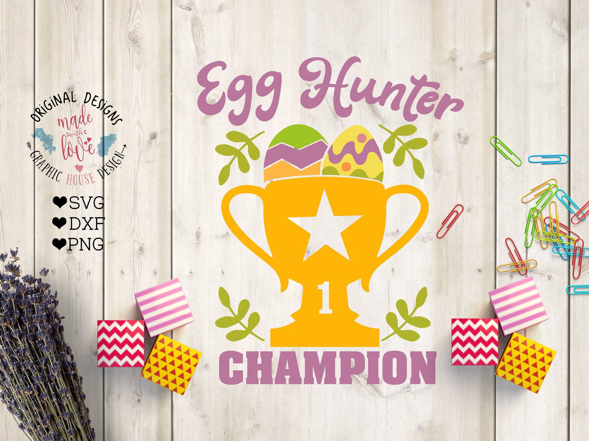 Egg Hunter Champion Cut File Pre Designed Photoshop Graphics Creative Market