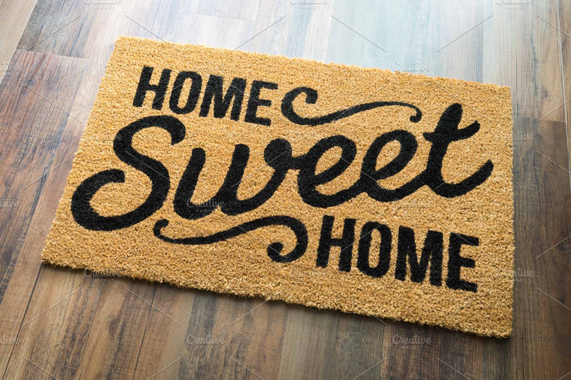 Home sweet home mat containing home, home sweet home, and