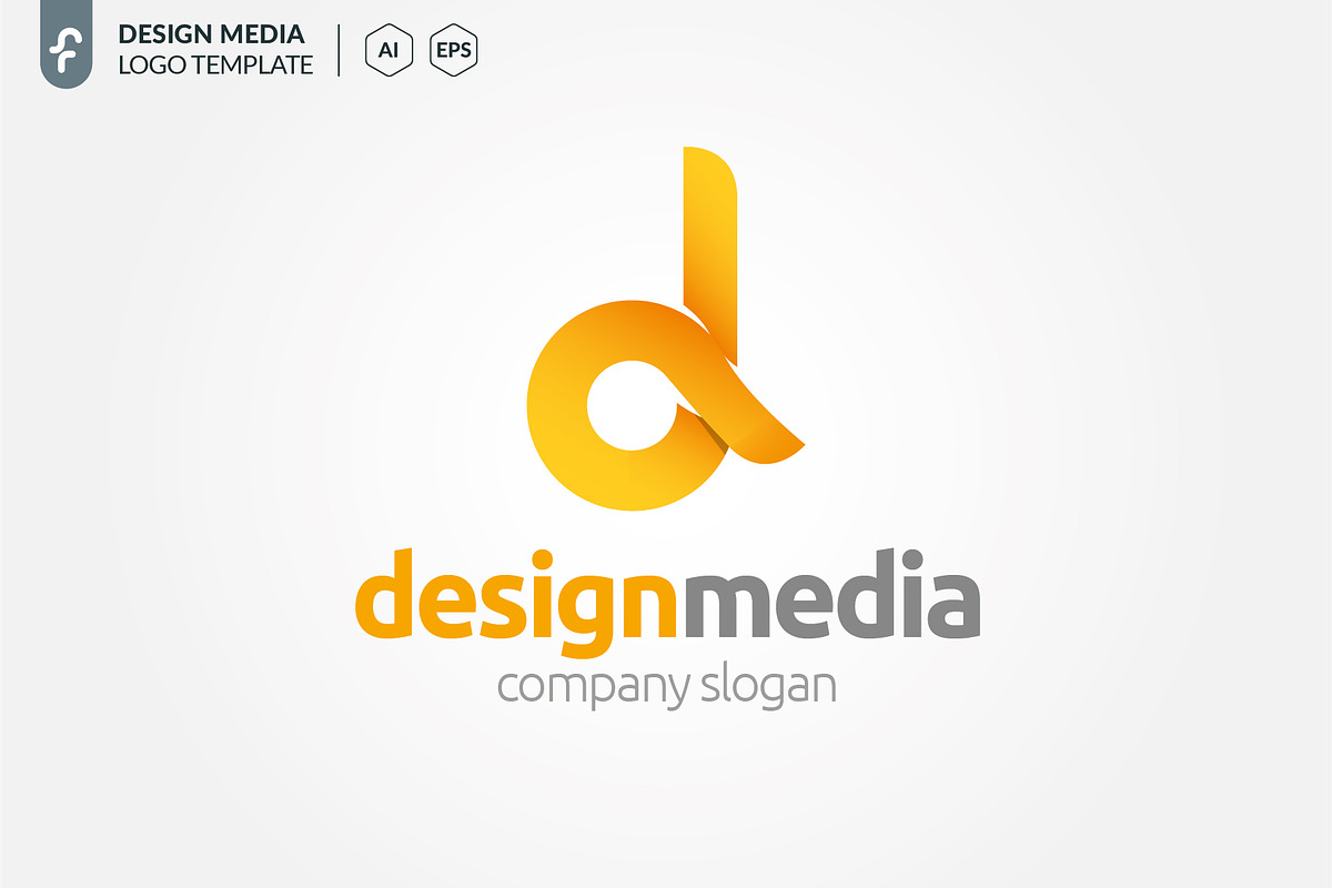 New Media Logo | Creative Illustrator Templates ~ Creative Market