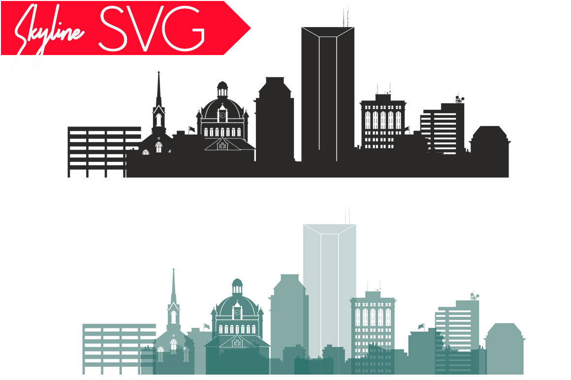 Lexington Kentucky Skyline Svg Pre Designed Illustrator Graphics Creative Market