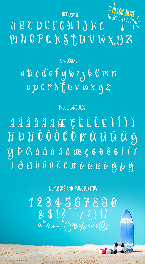 Jellysea Font Duo Summer Doodles Stunning Slab Serif Fonts Creative Market