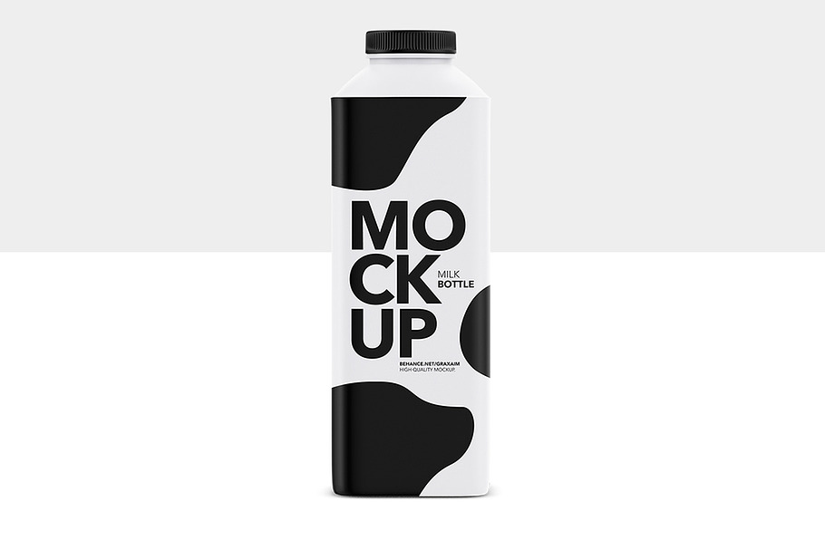 Download Milk Bottle - Matte - Mockup | Creative Photoshop ...