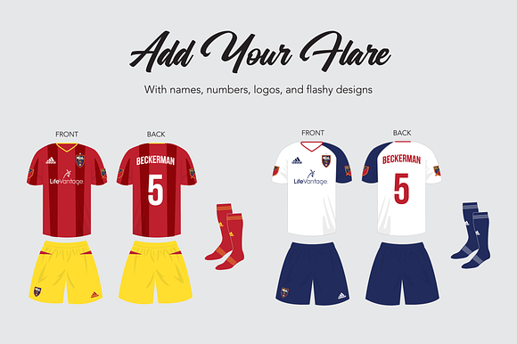 Soccer Kit Mockup Template Creative Product Mockups Creative Market