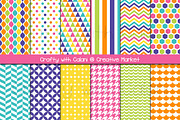 Candy Color Digital Paper | Graphic Patterns ~ Creative Market