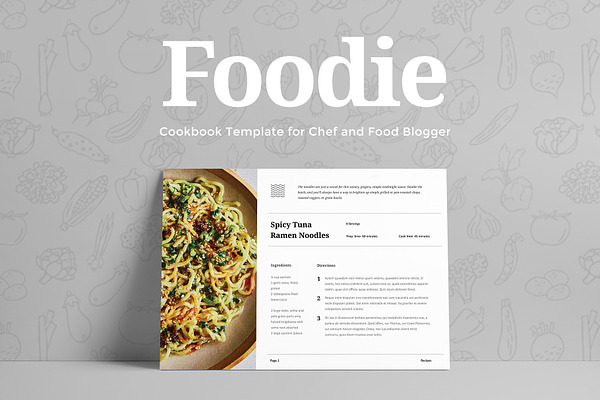 Cookbook Layout Template from images.creativemarket.com