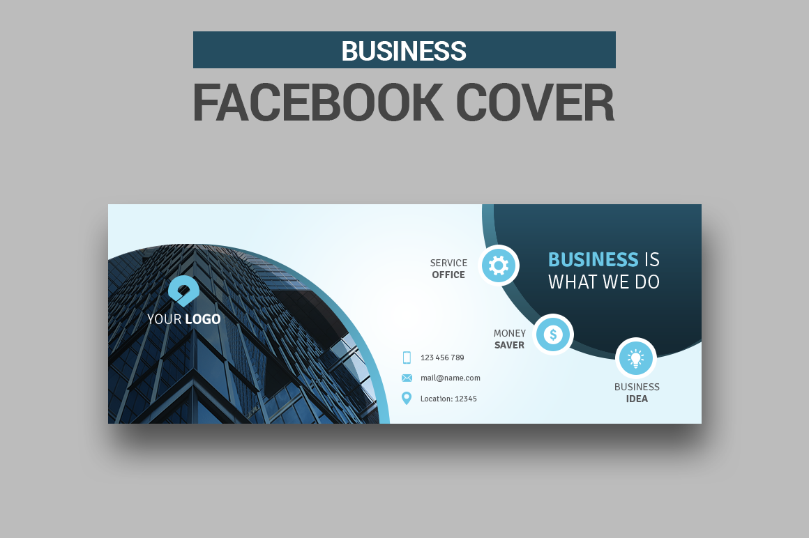 Business Facebook Cover | Photoshop Templates ~ Creative Market