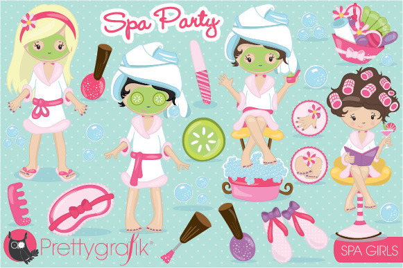 Spa girls clipart | Illustrations ~ Creative Market