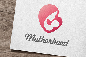 Mom & Baby Logo | Creative Illustrator Templates ~ Creative Market