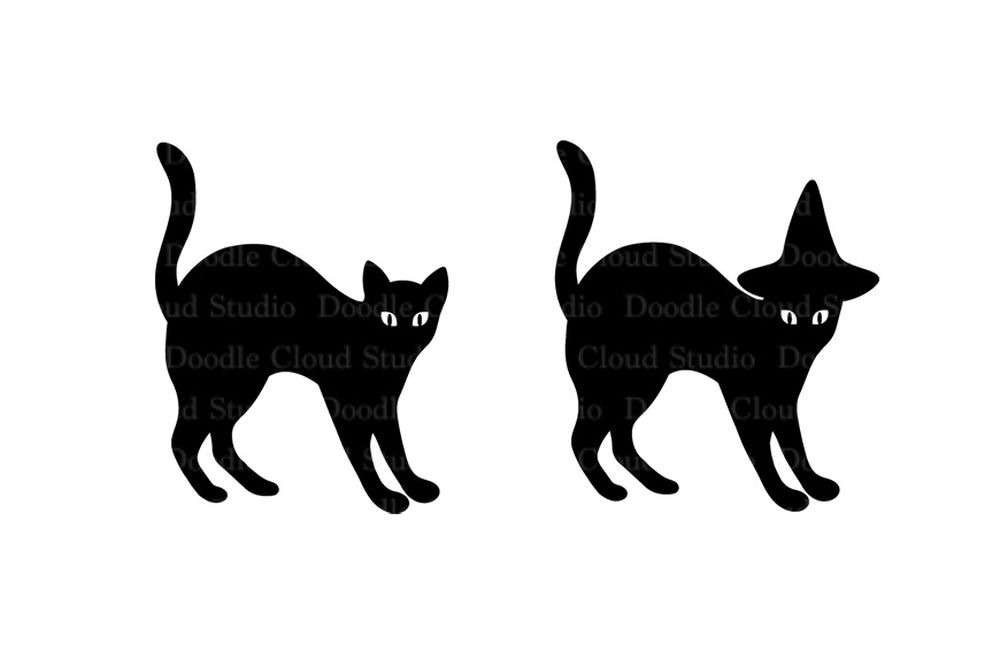 Cats Svg Files For Silhouette Cameo Pre Designed Photoshop Graphics Creative Market