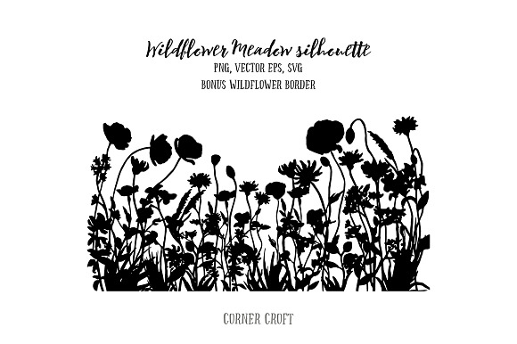 Free Free 189 Silhouette Wildflower Svg SVG PNG EPS DXF File