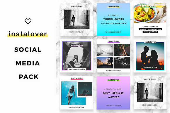 Eye Catching Instagram Ad Templates To Boost Your Stories Posts Creative Market Blog