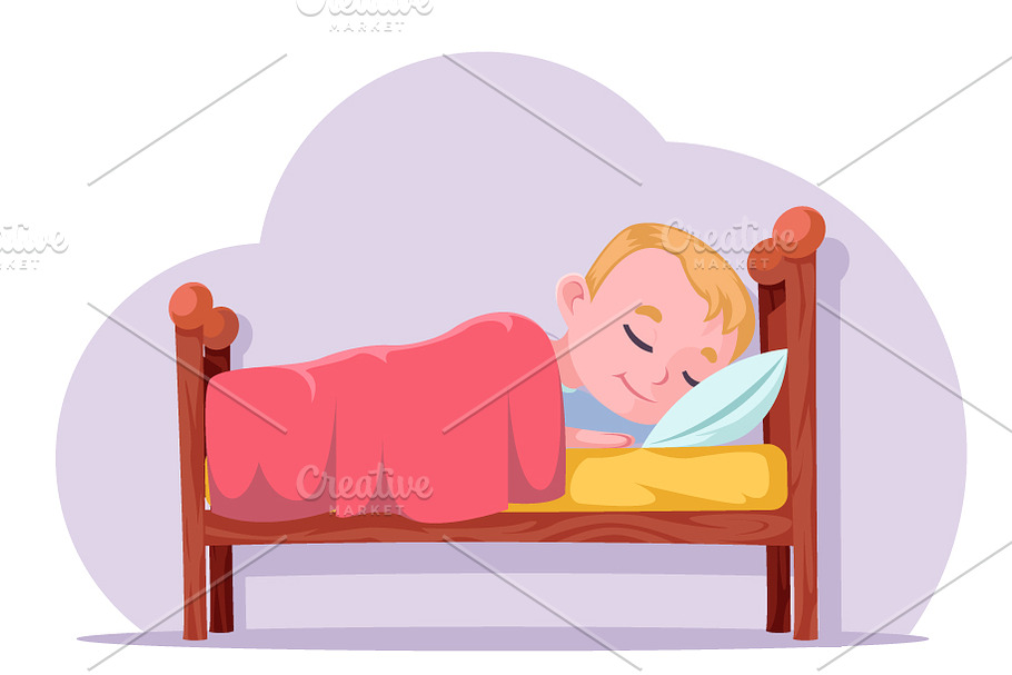 Sleep man | Pre-Designed Illustrator Graphics ~ Creative Market