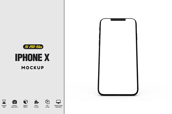 Iphone X Mock Up Vol2 Creative Photoshop Templates Creative Market