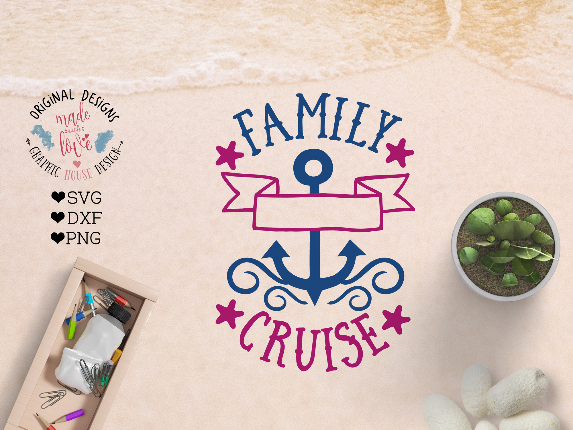 Download Family Cruise Cut File Pre Designed Photoshop Graphics Creative Market