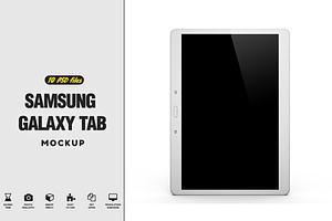 Download Samsung Galaxy Tab Mockup Creative Photoshop Templates Creative Market