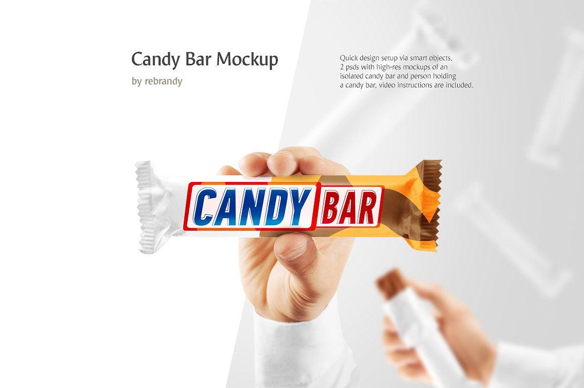 Download candy bar mockup | Creative Photoshop Templates ~ Creative ...