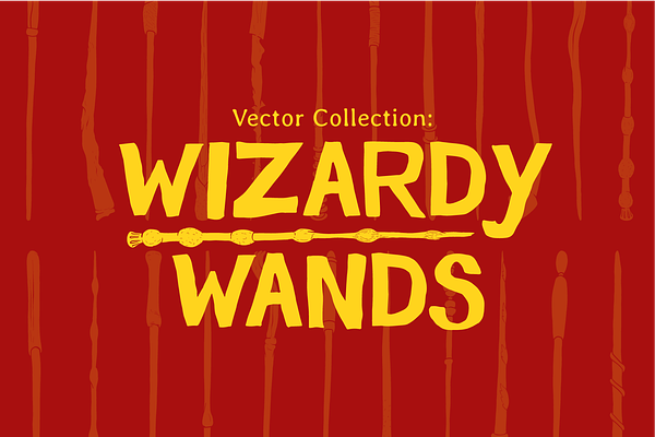 HARRY POTTER Inspired Vector Wands | Pre-Designed Vector Graphics