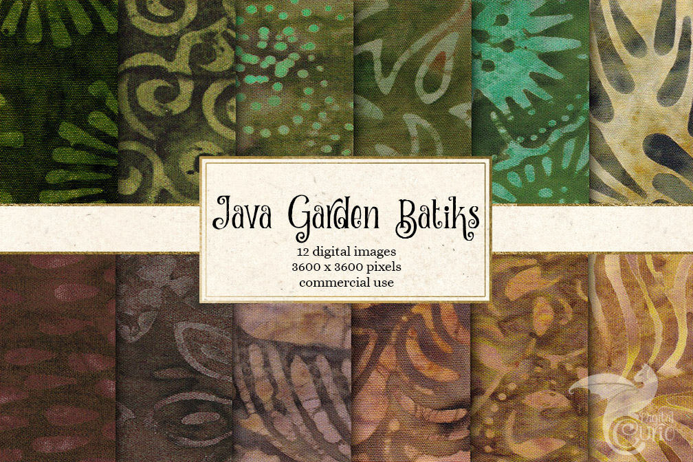 Download Java Garden Batik Digital Paper | Pre-Designed Photoshop ...