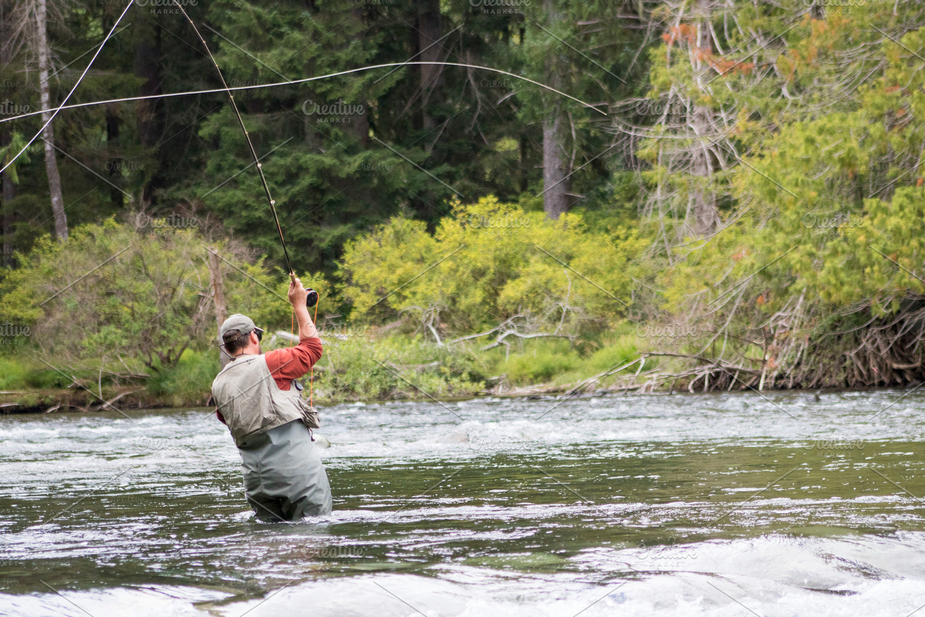 Fly-Fishing II | High-Quality Sports Stock Photos ~ Creative Market