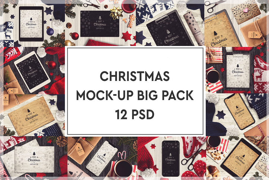 Download Christmas Scene & Mock-up Creator #3 | Creative Photoshop ...