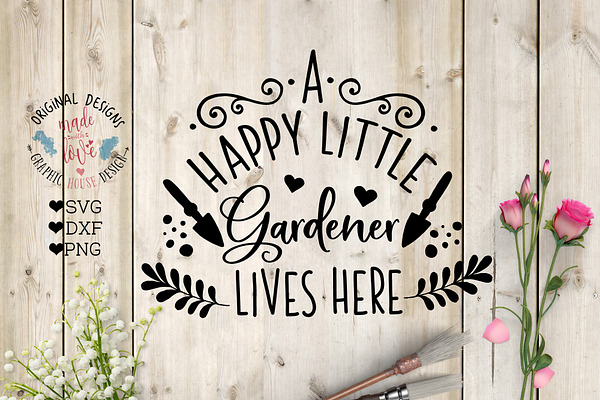 Kids And Gardens Grow With Love Pre Designed Photoshop Graphics Creative Market