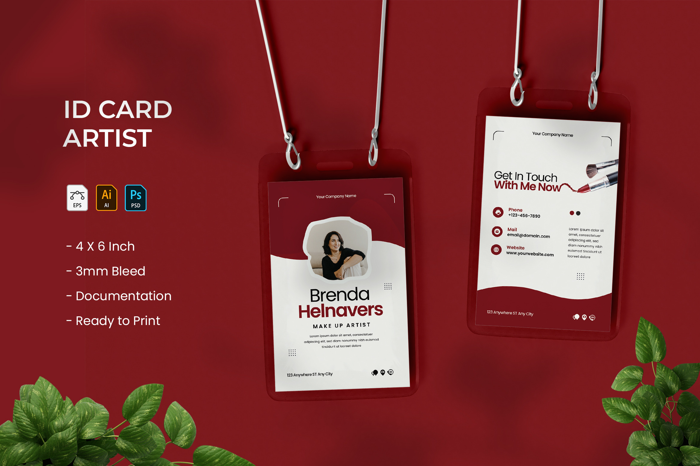 artist-id-card-print-templates-creative-market