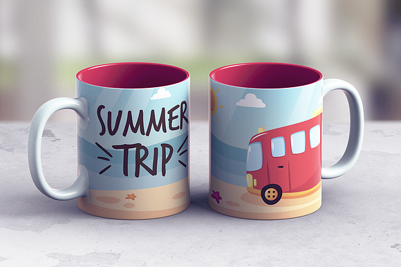 Download Full Wrap Mug Mockup Creative Photoshop Templates Creative Market