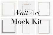 Download Wall Art Mockup,Minimal Frame Mockup | Pre-Designed ...