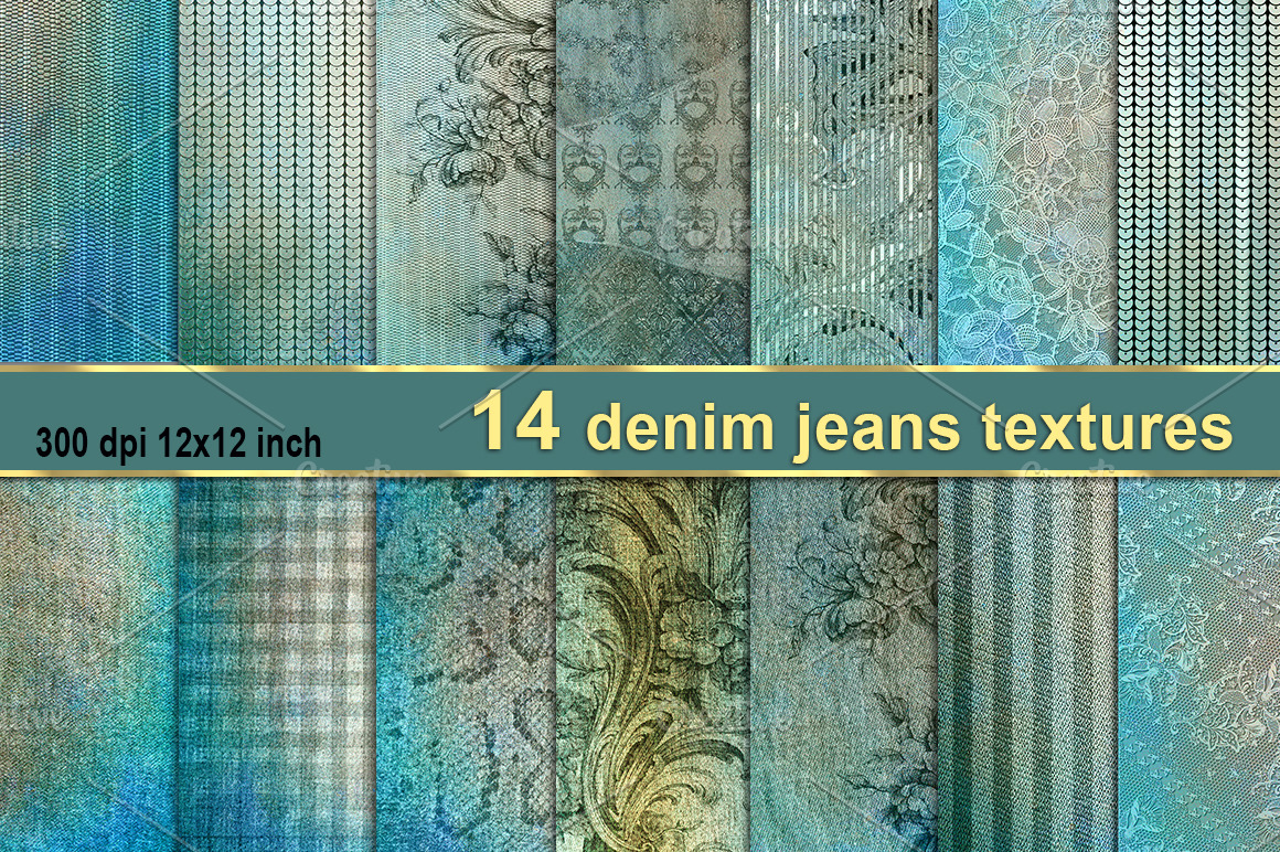 Vintage Denim jeans texture | Textures ~ Creative Market