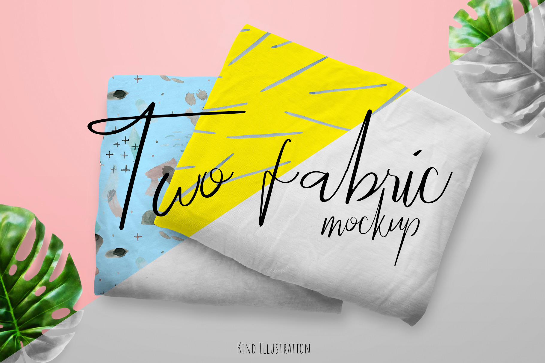 Download Two Fabric Mockup | Creative Photoshop Templates ...