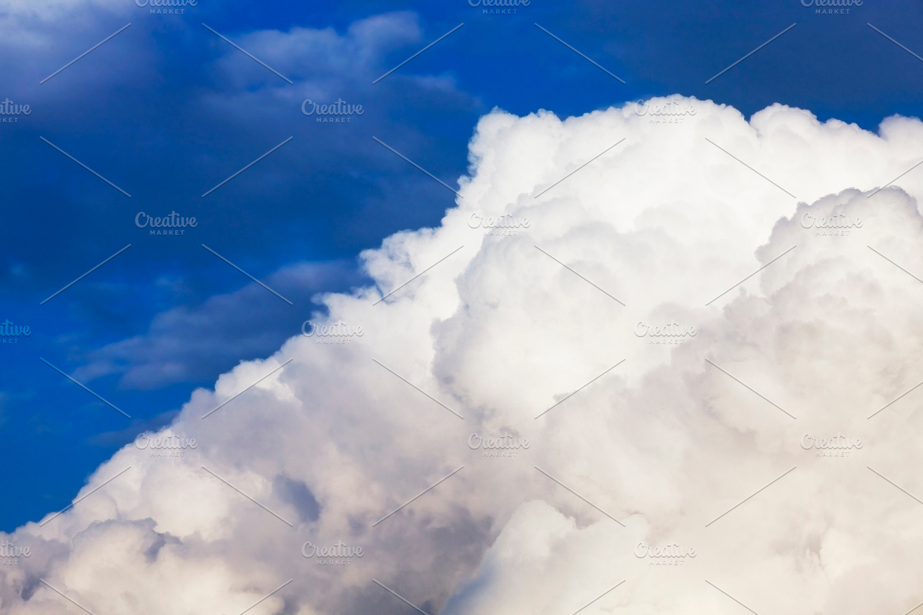 White Cumulus Clouds High Quality Nature Stock Photos Creative Market