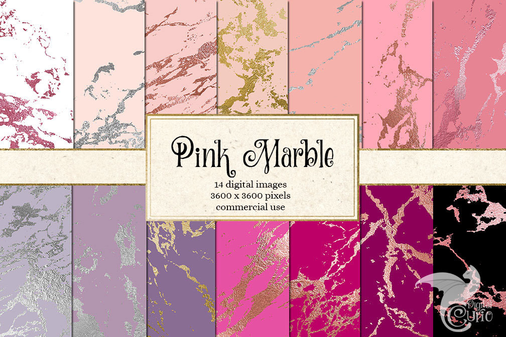 Pink Marble Digital Paper | Textures ~ Creative Market