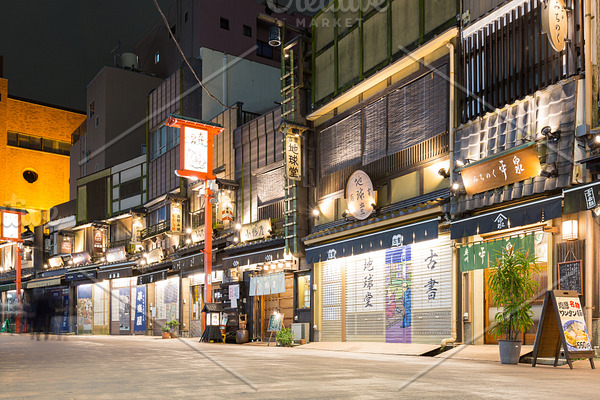 Tokyo City In Japan At Night Stock Photo Containing Japan And Night High Quality Architecture Stock Photos Creative Market