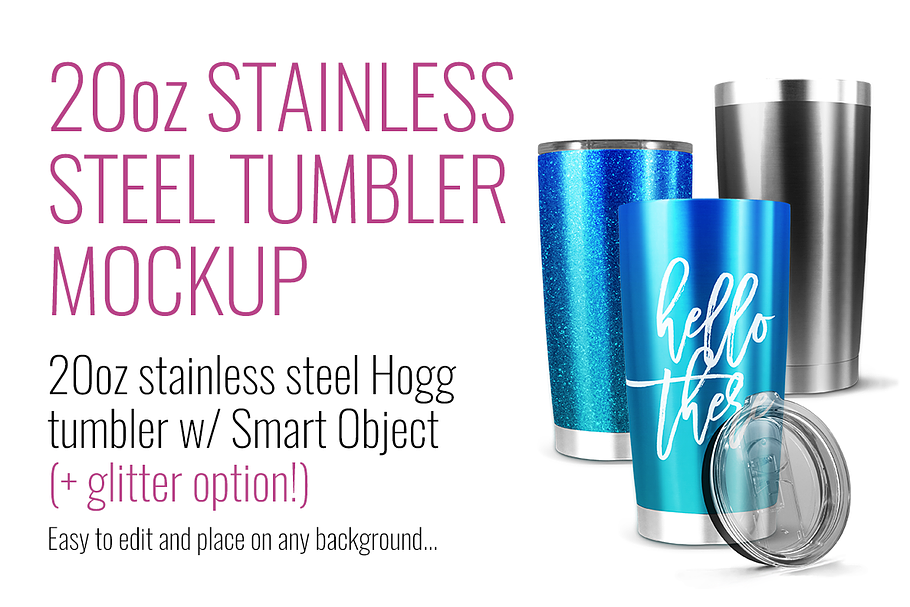 Download Stainless Tumbler Mockup Bundle | Creative Photoshop ...