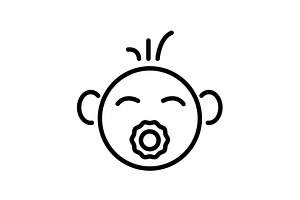 Download Baby Pacifier Svg Pre Designed Illustrator Graphics Creative Market