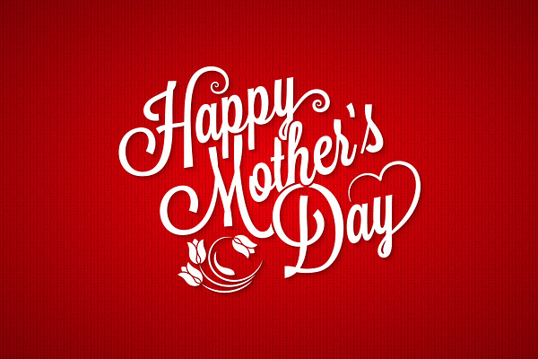 Mothers day logo. Mothers day flower | Pre-Designed Photoshop Graphics ...