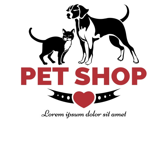 Pet shop logo | Creative Illustrator Templates ~ Creative Market