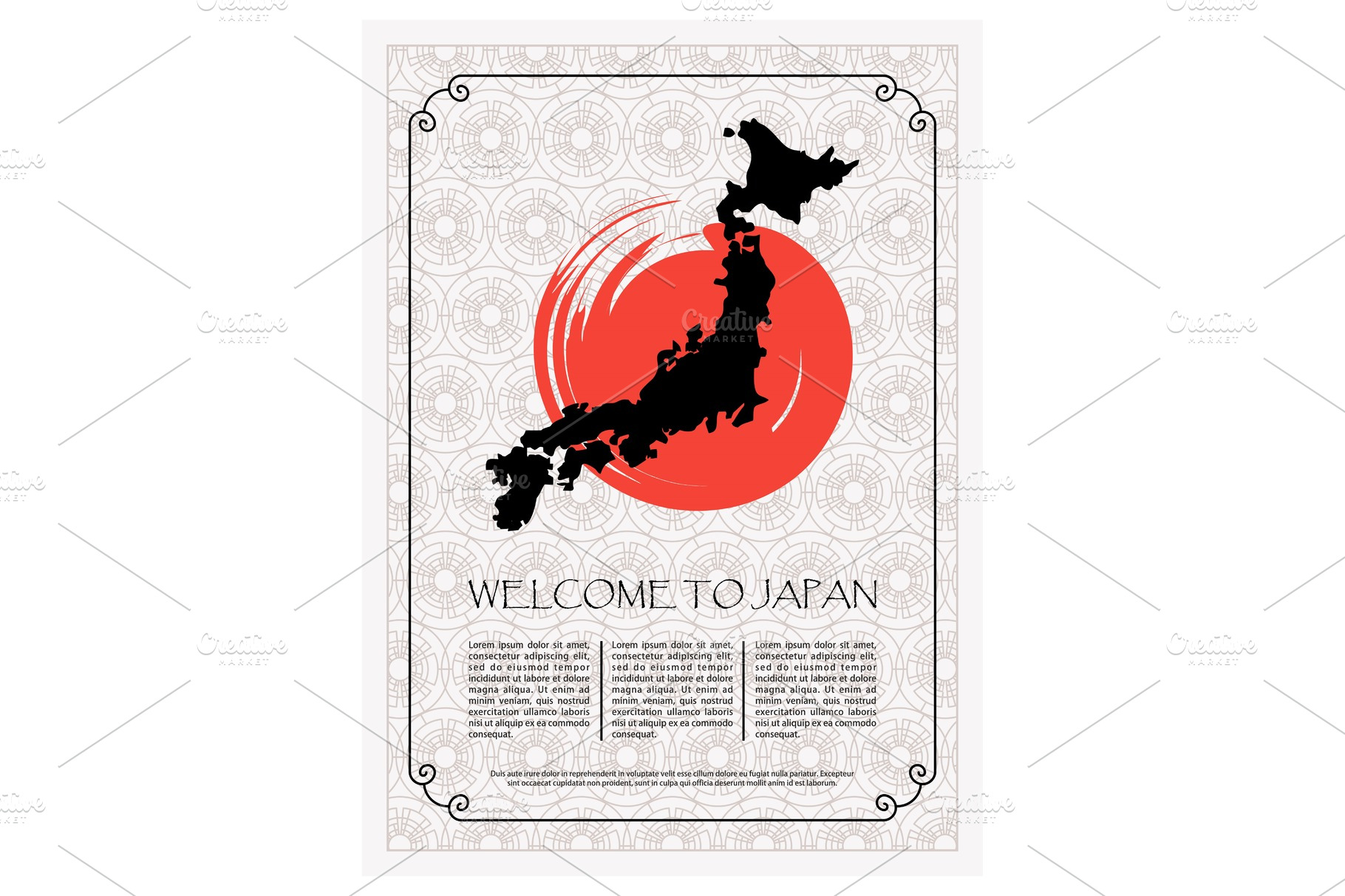 japan poster concept | Pre-Designed Vector Graphics ~ Creative Market