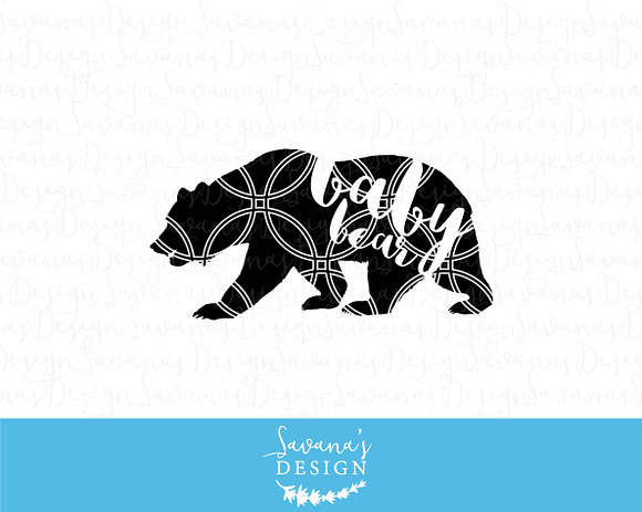 Download Baby Bear Svg Cut Files And Clipart Pre Designed Illustrator Graphics Creative Market