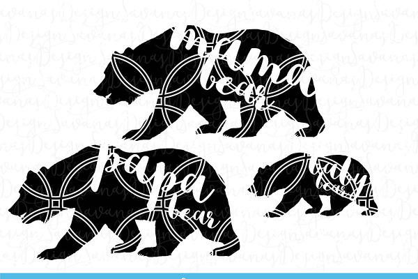 Download Baby Bear Svg Cut Files And Clipart Pre Designed Illustrator Graphics Creative Market