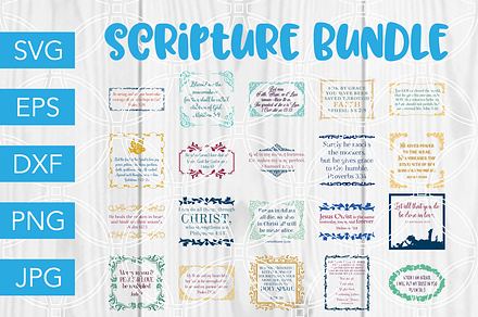 Mini Scripture SVG Bundle